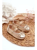 Dětské baletky s mašlí Zlaté Jellema Dětské baletky s mašlí Zlaté Jellema