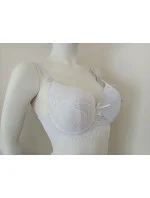 Vyztužená podprsenka s kosticí bílá model 18875322 - FPrice