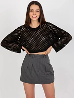 Dámská sukně BA SD 3105.33P tmavě šedá - Coosh