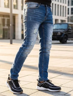 Pánské modré kalhoty Dstreet model 21965180 - FashionStreet