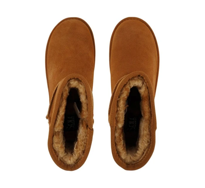 Dámské kožené boty Solo  Platform light brown 02 dámské model 21727086 - Solo Soprani