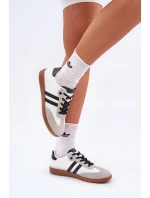 Nízké Tenisky Dámské Bílá-Černá Loredis