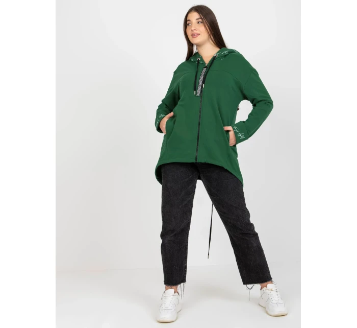 Mikina RV BL 8266.34P tmavě zelená