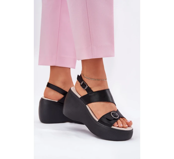 Bota na klínech model 213459 Step in style Bota na klínech model 213459 Step in style