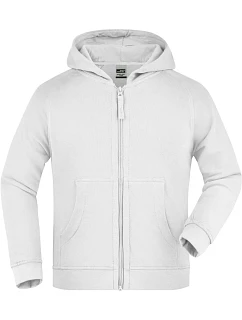 JN Dětská mikina s kapucí 02.0 white model 22530401 - Daiber