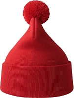 WindS Pletená čepice s bambulí red model 22450561 - Atlantis Headwear WindS Pletená čepice s bambulí red model 22450561 - Atlantis Headwear