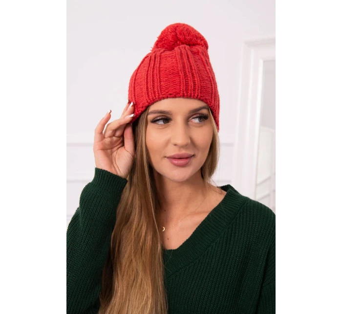 Fleecová čepice Idalia K284 červená