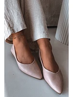 Růžové baleríny z eko kůže model 22091903 - Boto