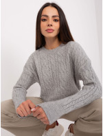 Sweter AT SW  szary model 18909209 - FPrice