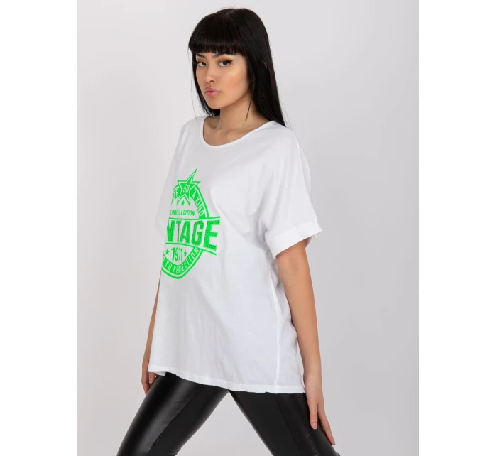 Tričko DHJ TS 6860.26X bílá a zelená