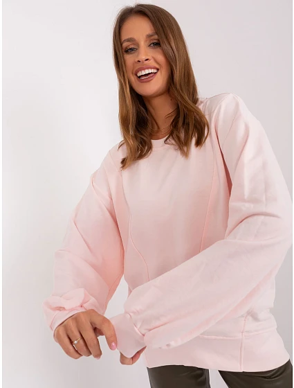 Bluza EM BL model 18985107 jasny różowy - FPrice Bluza EM BL model 18985107 jasny różowy - FPrice