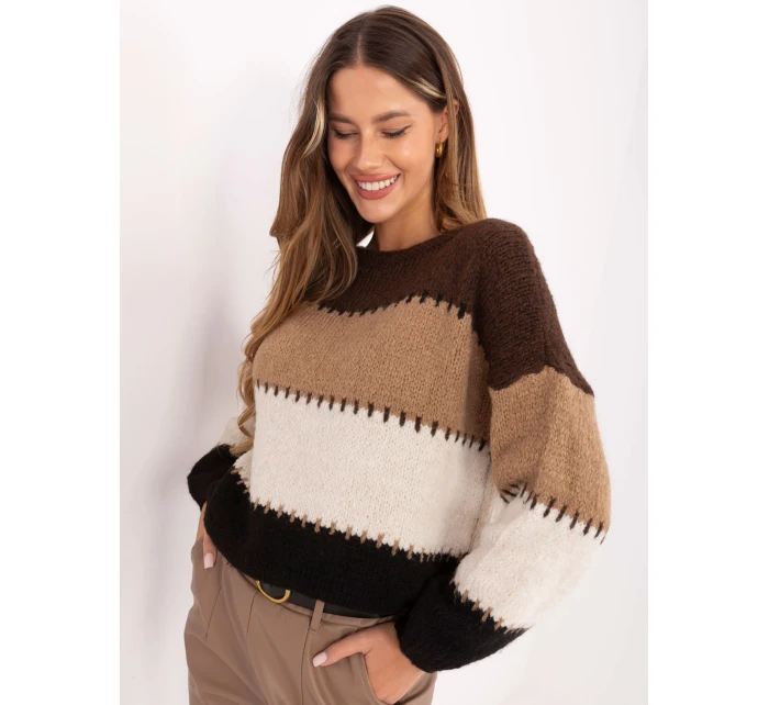 Sweter MI SW model 21441266 brązowy - FPrice