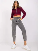 Džínové kalhoty MR SP 255.56P tmavě šedá