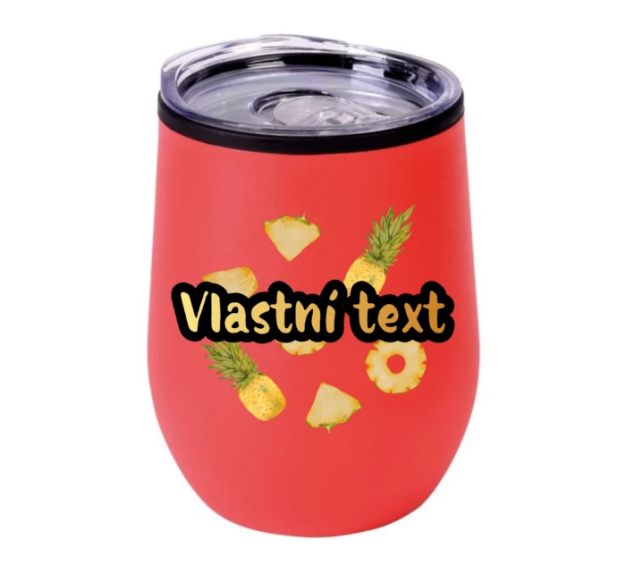 Personalizovaný termohrnek "bowl" s ovocem a textem 