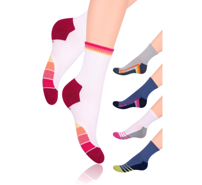 Dámské sportovní polofroté ponožky 047