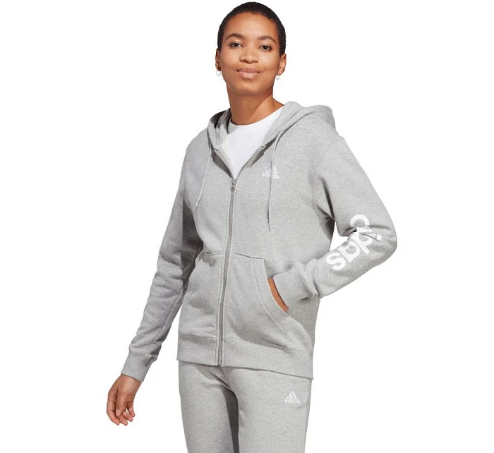 Mikina adidas Essentials Linear Full-Zip French Terry Hoodie W IC6866 Mikina adidas Essentials Linear Full-Zip French Terry Hoodie W IC6866