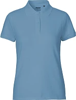 Neutral O 22980 Dámské piqué polo z bio bavlny 77.2280 dusty indigo