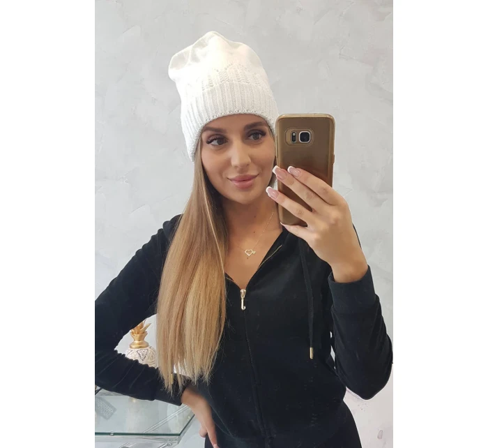 Dámská čepice Irmina model 18751853 bílá - K-Fashion