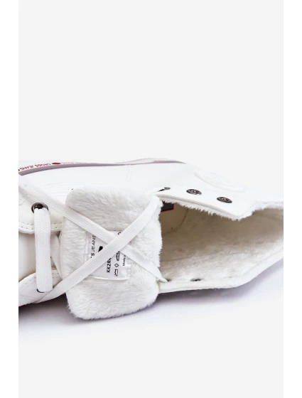 Dámské vysoké Zateplené tenisky Cross Jeans KK2R4044C Bílé