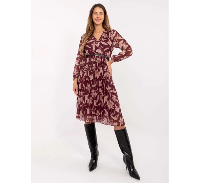Šaty IT SK 10536 1.16P bordó Šaty IT SK 10536 1.16P bordó