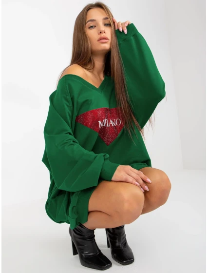 Mikina VI BL model 17846673 tmavě zelená - FPrice