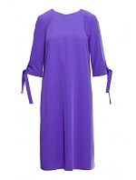 Šaty áčkového střihu S393 fialové - Stylove Šaty áčkového střihu S393 fialové - Stylove