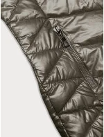 Prošívaná dámská zimní bunda v barvě model 21246963 - J.STYLE Prošívaná dámská zimní bunda v barvě model 21246963 - J.STYLE