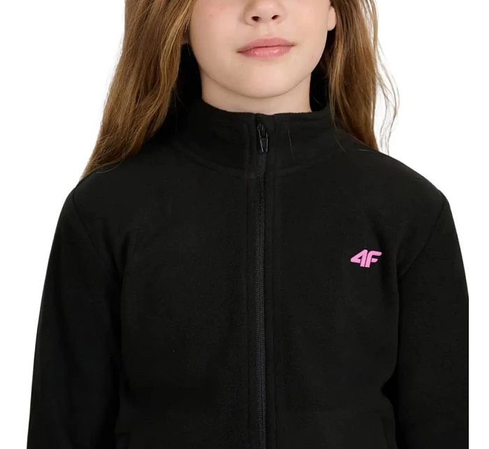 Dívčí fleece tmavě černý JWAW25TFLE 20S model 21394952 - 4F Dívčí fleece tmavě černý JWAW25TFLE 20S model 21394952 - 4F