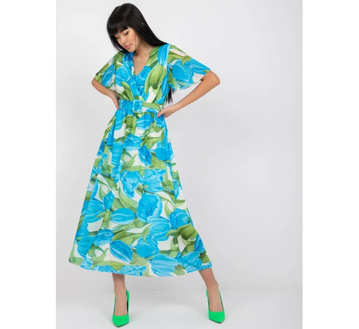 Šaty DHJ SK 15967.54P modrá