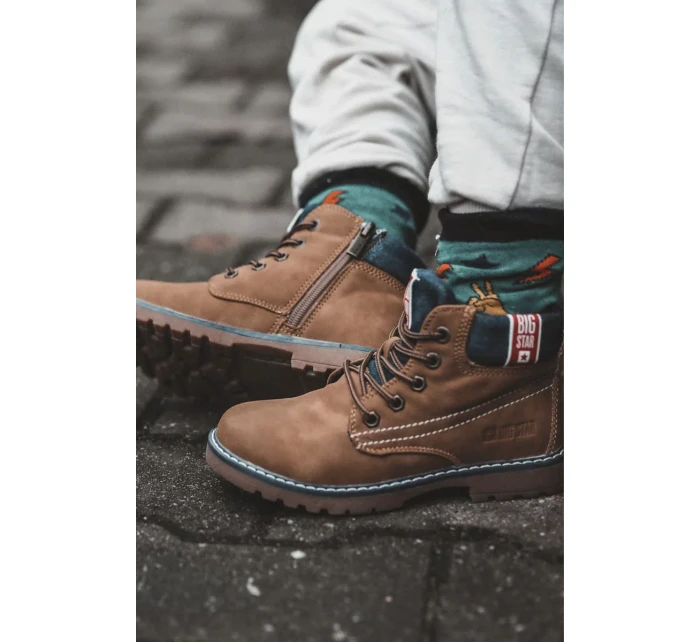 Dětské Trappery Big Star KK374130 Velbloud Dětské Trappery Big Star KK374130 Velbloud