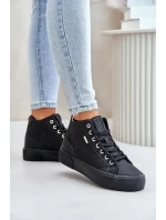 Zateplené Dámské Tenisky S Prošíváním Big Star Černé