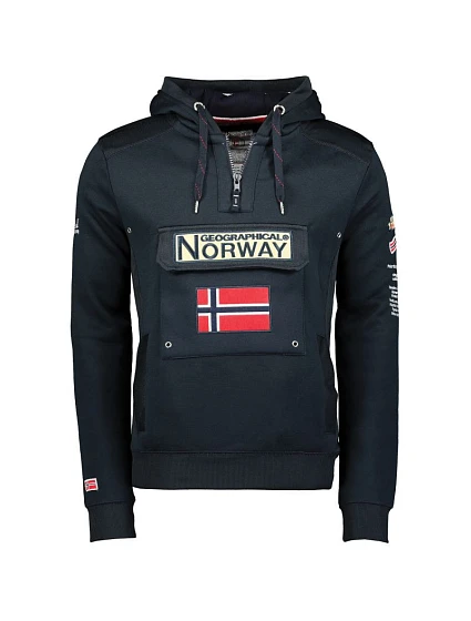 Pánská mikina 054 M tm. modrá model 22394878 - Geographical Norway Pánská mikina 054 M tm. modrá model 22394878 - Geographical Norway