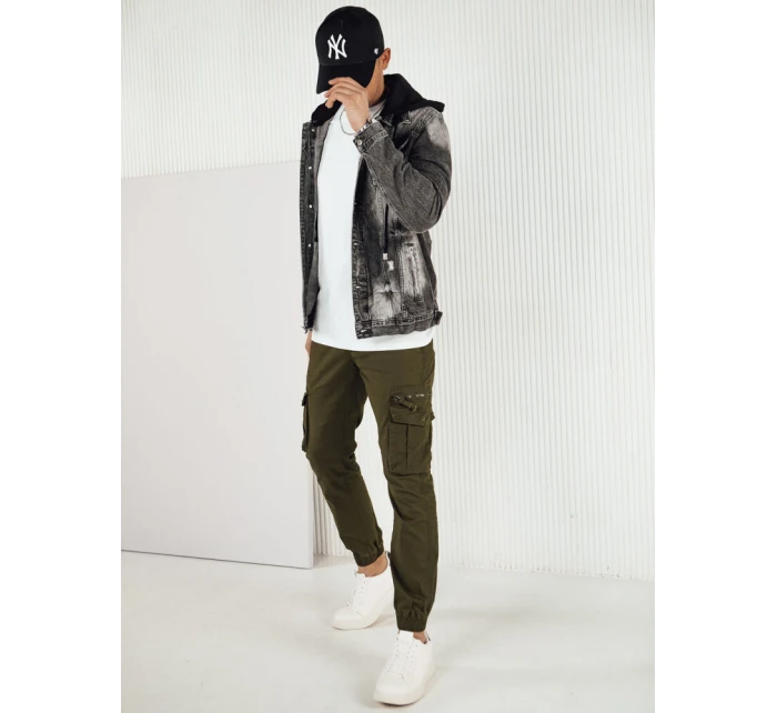 Pánské bojové kalhoty zelené FashionStreet UX4178