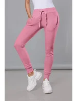 Světle růžové teplákové kalhoty model 17672215 - J.STYLE