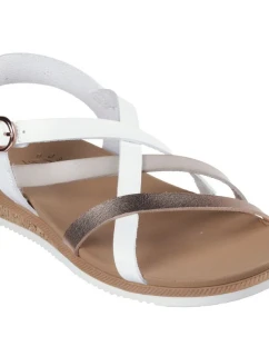Skechers Bobs Desert Kiss Low - Peak Rank W 114709-WHT dámské sandály