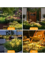 SOLÁRNÍ LUCERNA DMYCHADLO STROM OHŇOSTROJE 72CM 60 VEDL