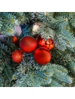 DEKORATIVNÍ PLASTOVÁ CETKA 6KS 80MM ČERVENÁ DEKORATIVNÍ PLASTOVÁ CETKA 6KS 80MM ČERVENÁ