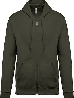Kariban K 479 Mikina s kapucí 20.K479 dark khaki