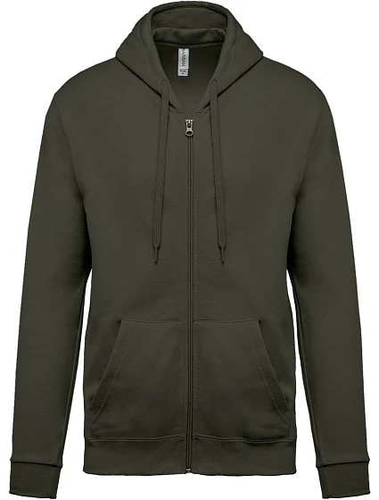 Kariban K 479 Mikina s kapucí 20.K479 dark khaki