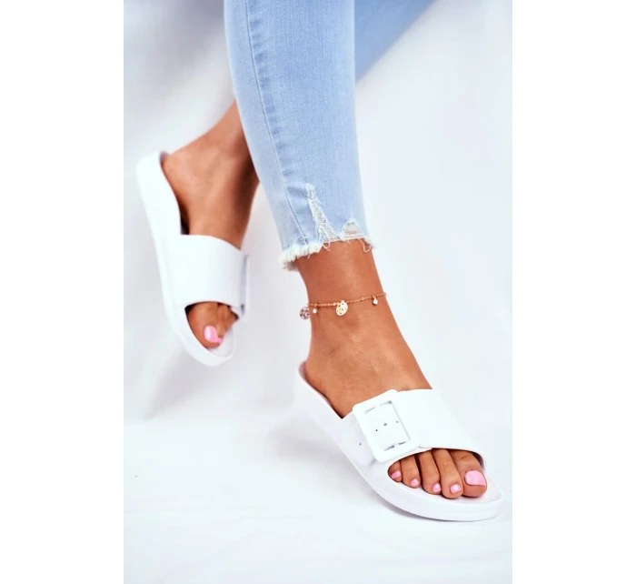 Dámské Nazouváky Big Star Bílé FF274A391 Dámské Nazouváky Big Star Bílé FF274A391