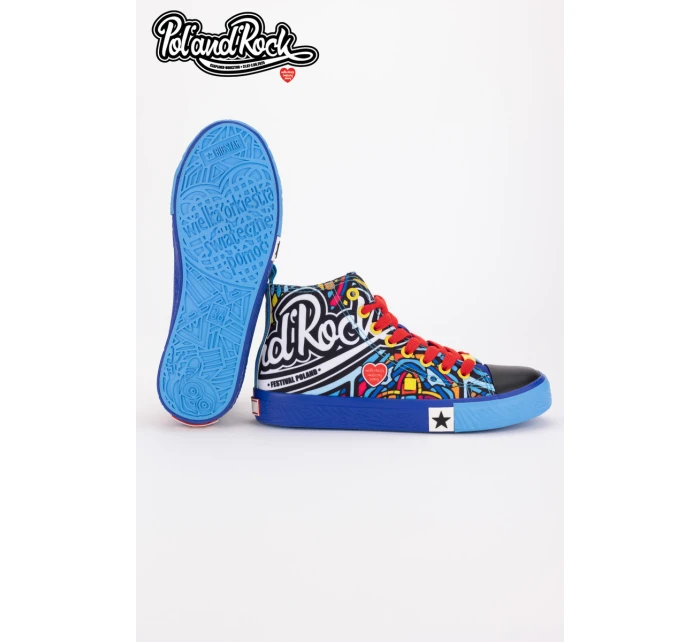Tenisky Pol'and'Rock Festival X Big Star SS174500 Modré Tenisky Pol'and'Rock Festival X Big Star SS174500 Modré