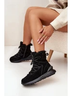 Semišové Zimní Boty Pro S Kožíškem Big Star Černé model 21706015 - Big Star Shoes Semišové Zimní Boty Pro S Kožíškem Big Star Černé model 21706015 - Big Star Shoes