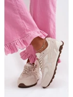 Dámské kožené semišové tenisky model 22031939 šedé - D&A