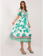 Sukienka DHJ SK  zielony model 20095080 - FPrice