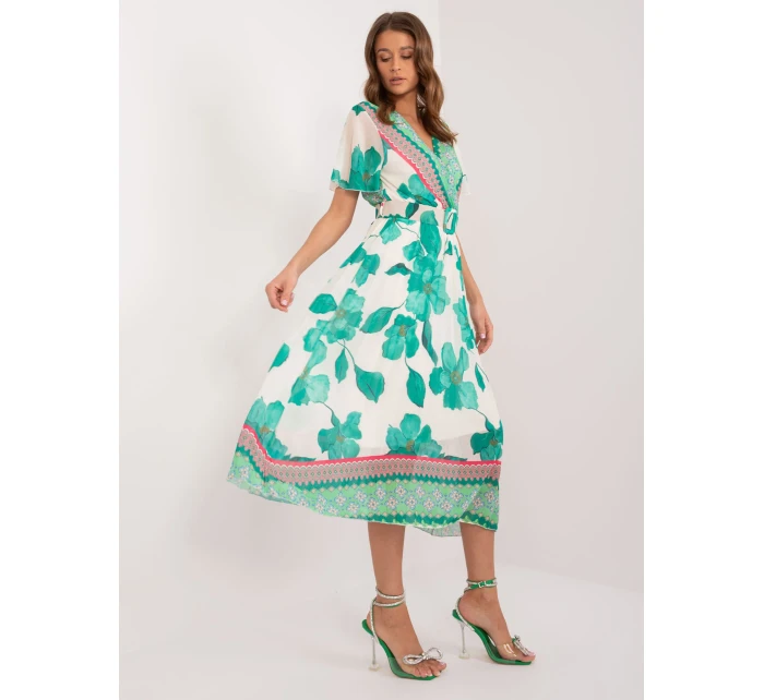 Sukienka DHJ SK  zielony model 20095080 - FPrice