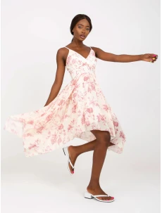 Dámské šaty SK 15952  světle béžové - FPrice