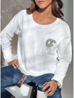 Dámská oversize halenka ICONIQ bílá FashionStreet RY2694