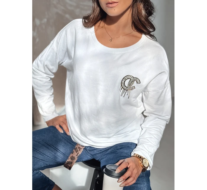 Dámská oversize halenka ICONIQ bílá FashionStreet RY2694