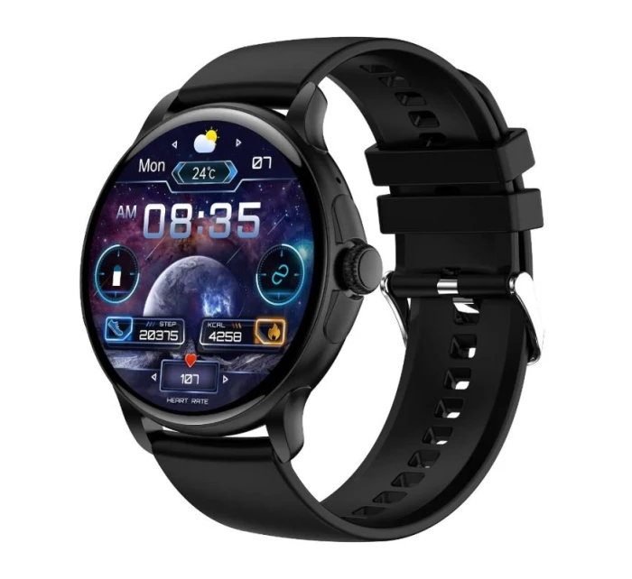 Dámské chytré hodinky Rubicon RNCF35 BLACK Náramek + řemínek Dámské chytré hodinky Rubicon RNCF35 BLACK Náramek + řemínek