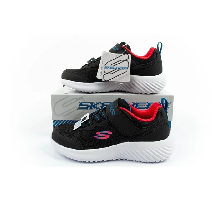 Dětská sportovní obuv Skechers Bounder na suchý zip lehká módní černá Dětská sportovní obuv Skechers Bounder na suchý zip lehká módní černá